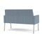 Lesro Mystic Lounge Reception Loveseat, Silver, RS Rain Song Back, MD Titan Seat, RS Rain Song Arm Panels ML1501 - alternate 2